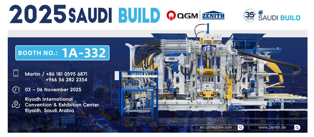 Ag adhartachadh leasachadh stuthan togail uaine anns an Ear Mheadhanach le Uidheam Dèanamh Brick Inntleachdail